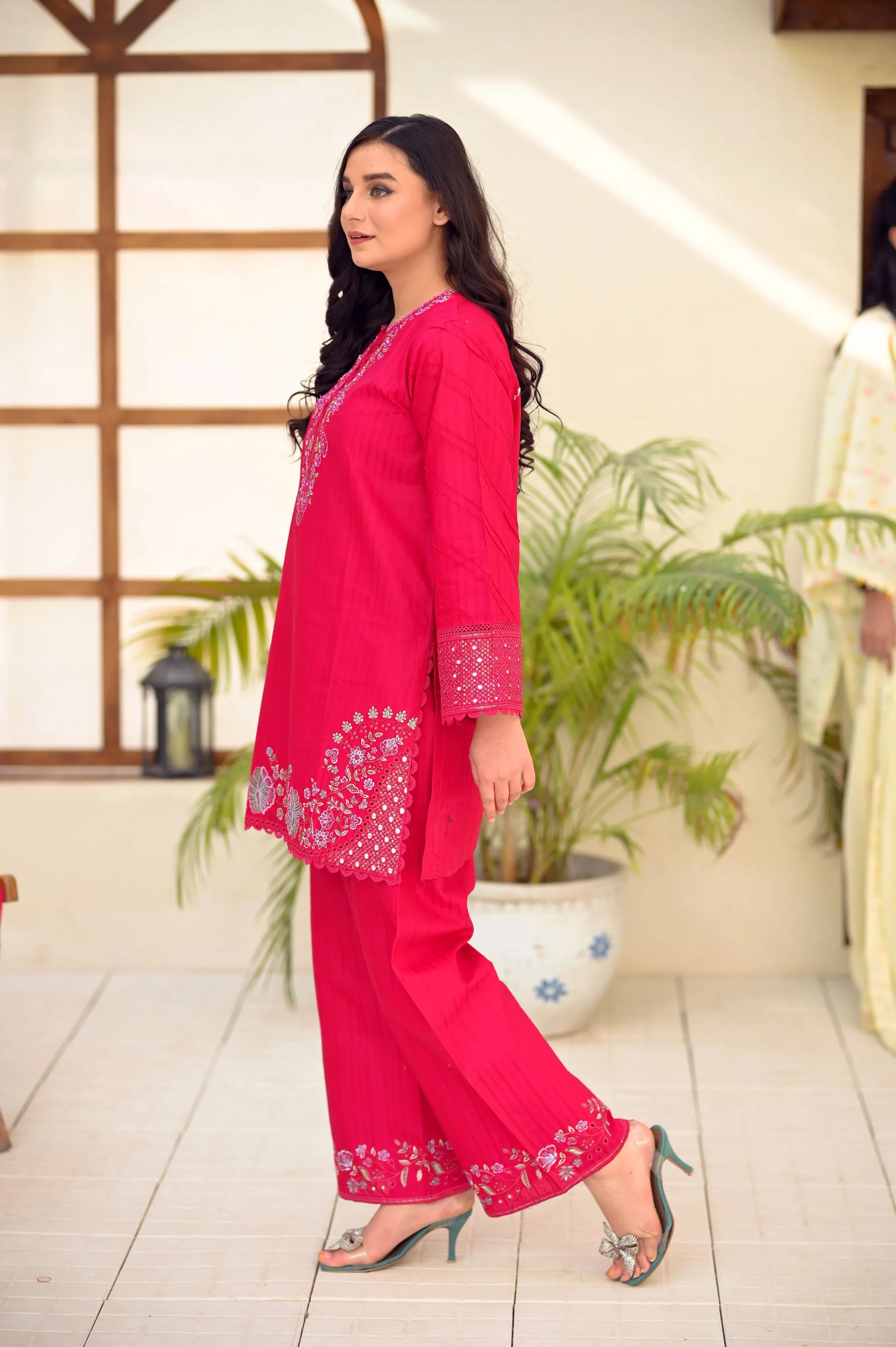 Zehra Sequin Embroidered 3-Piece Lawn Set