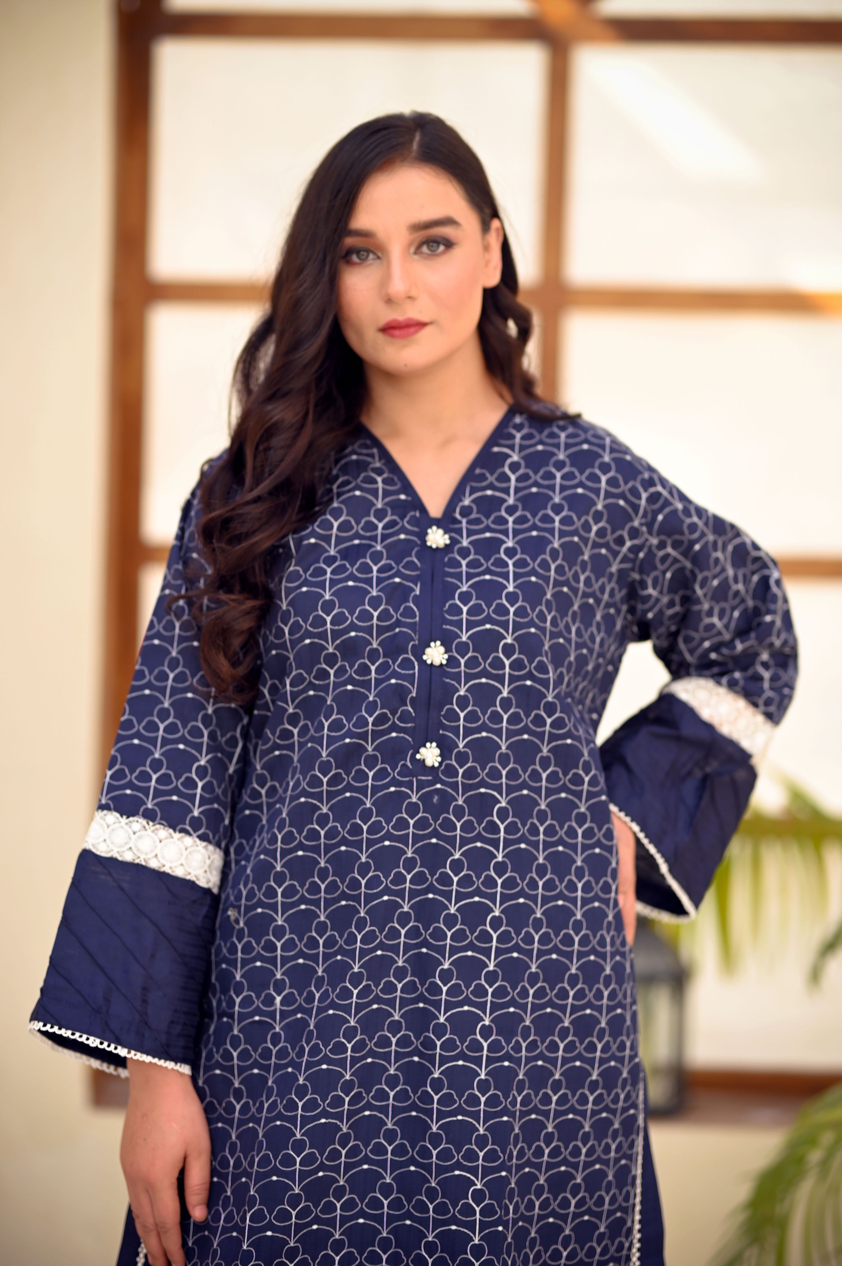 Aira Chikankari 2-Piece PV Cotton Suit