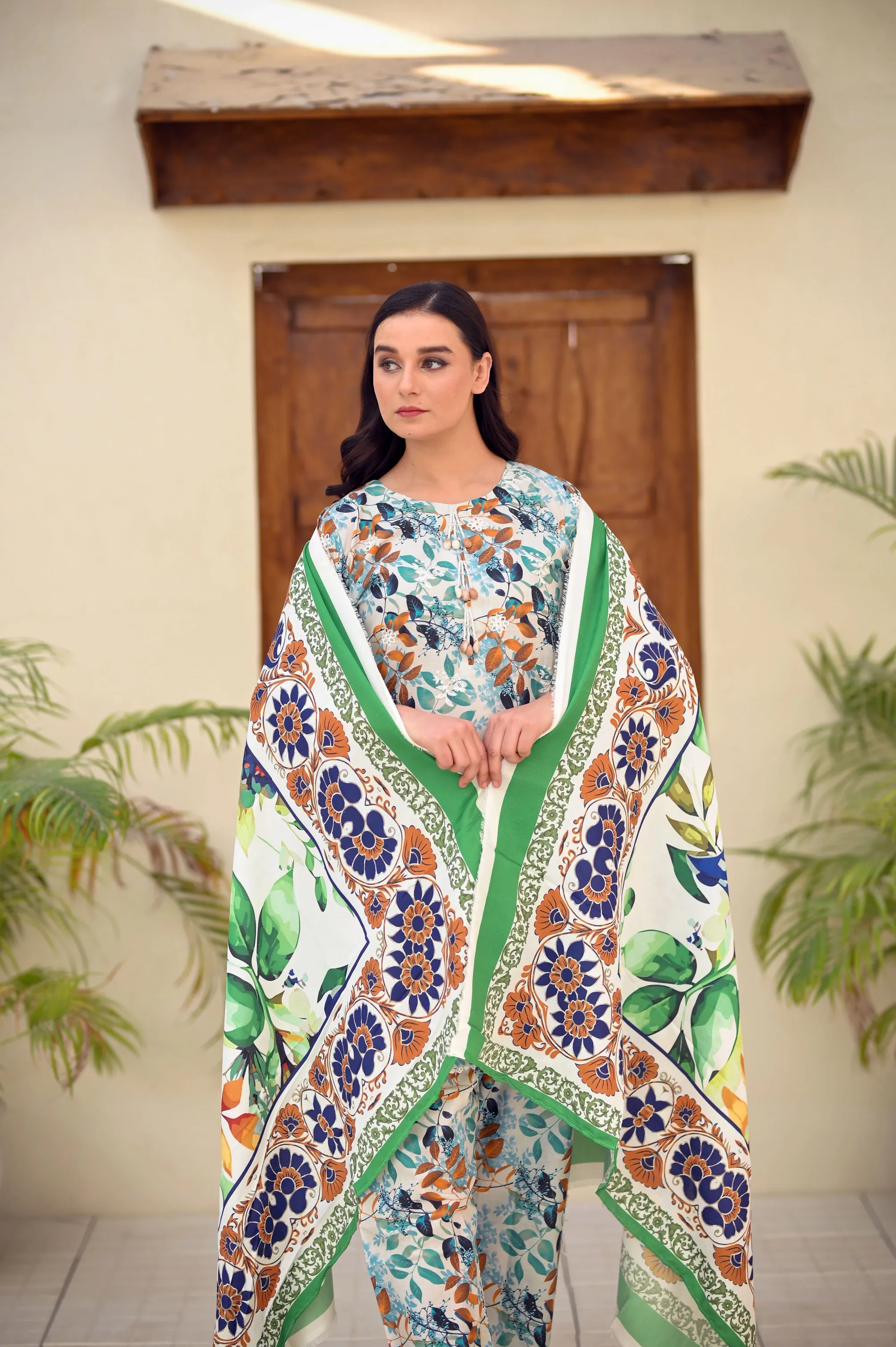 Premium Lawn Cotton Printed 3-Piece Suit