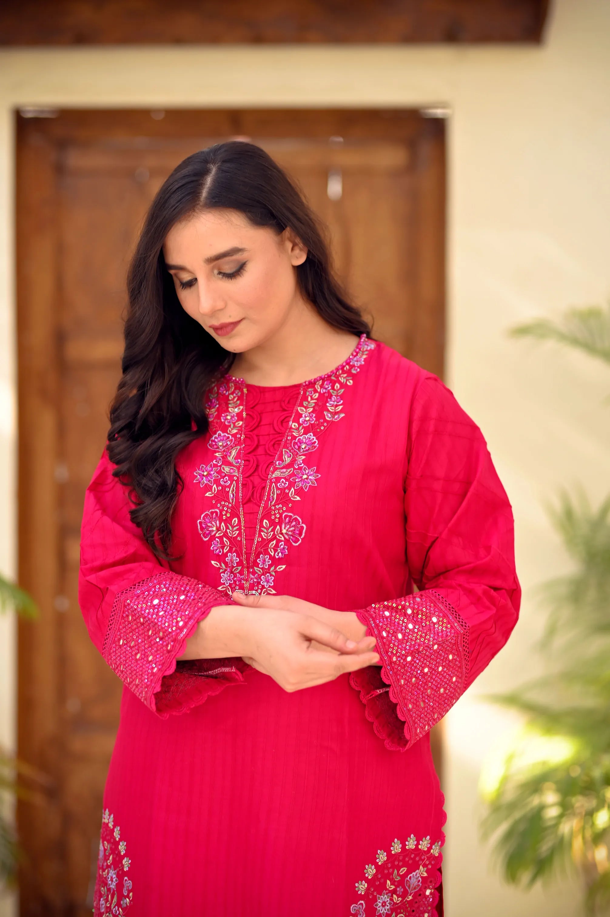 Zehra Sequin Embroidered 3-Piece Lawn Set