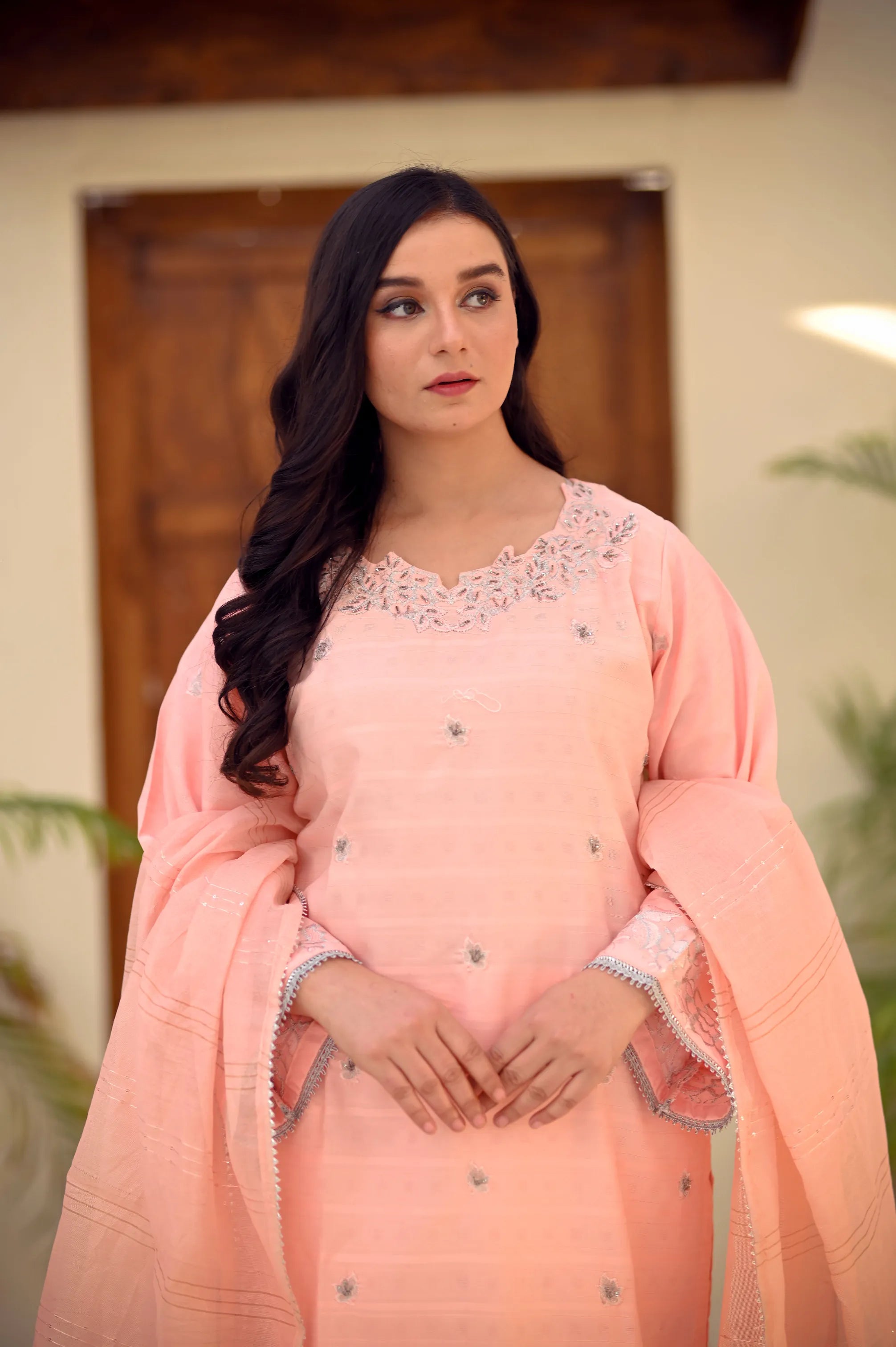 Ravina Jacquard Handcrafted 3-Piece Set