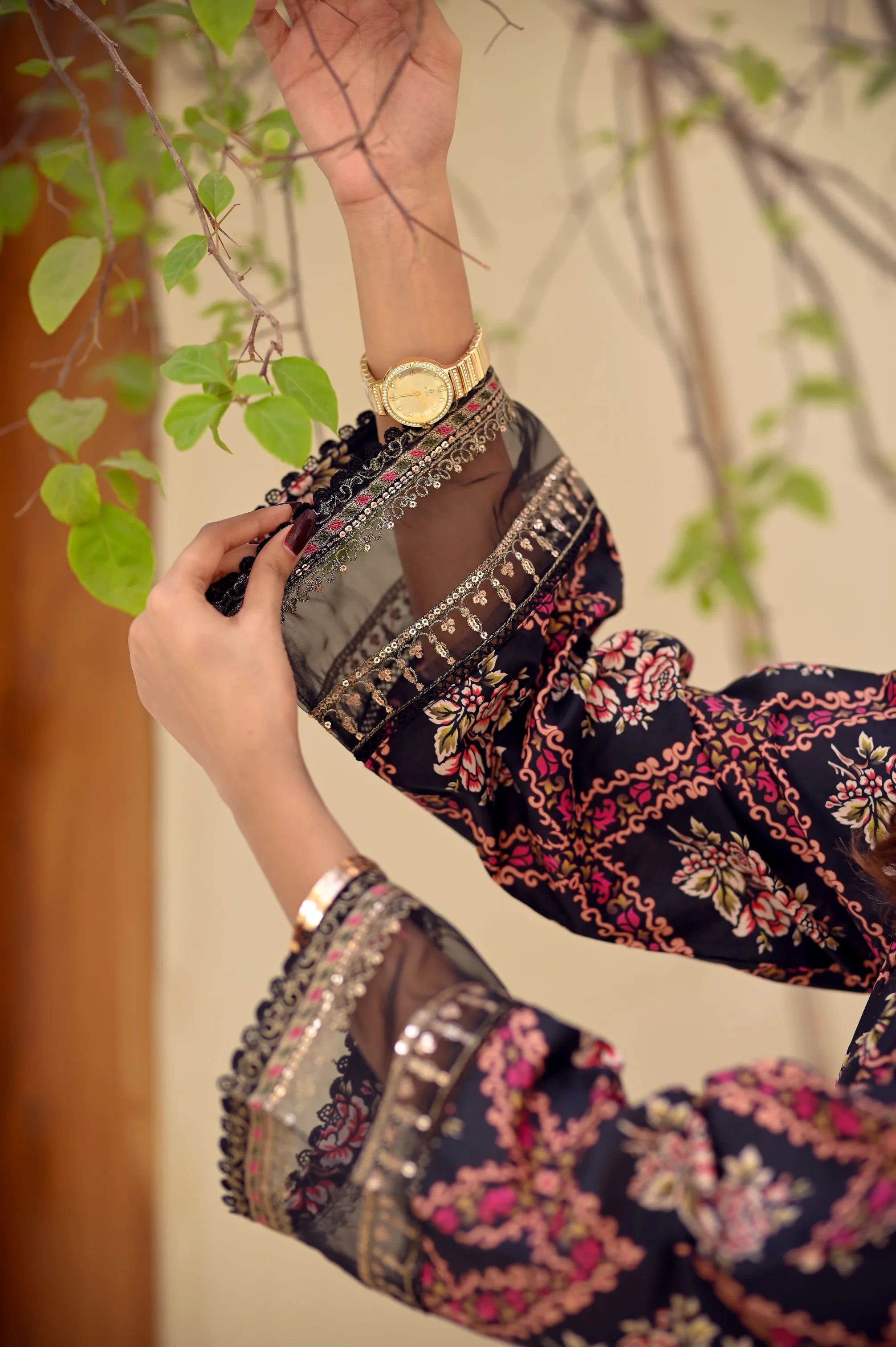 Noor-e-Eid Printed Organza 3-Piece Lawn Set