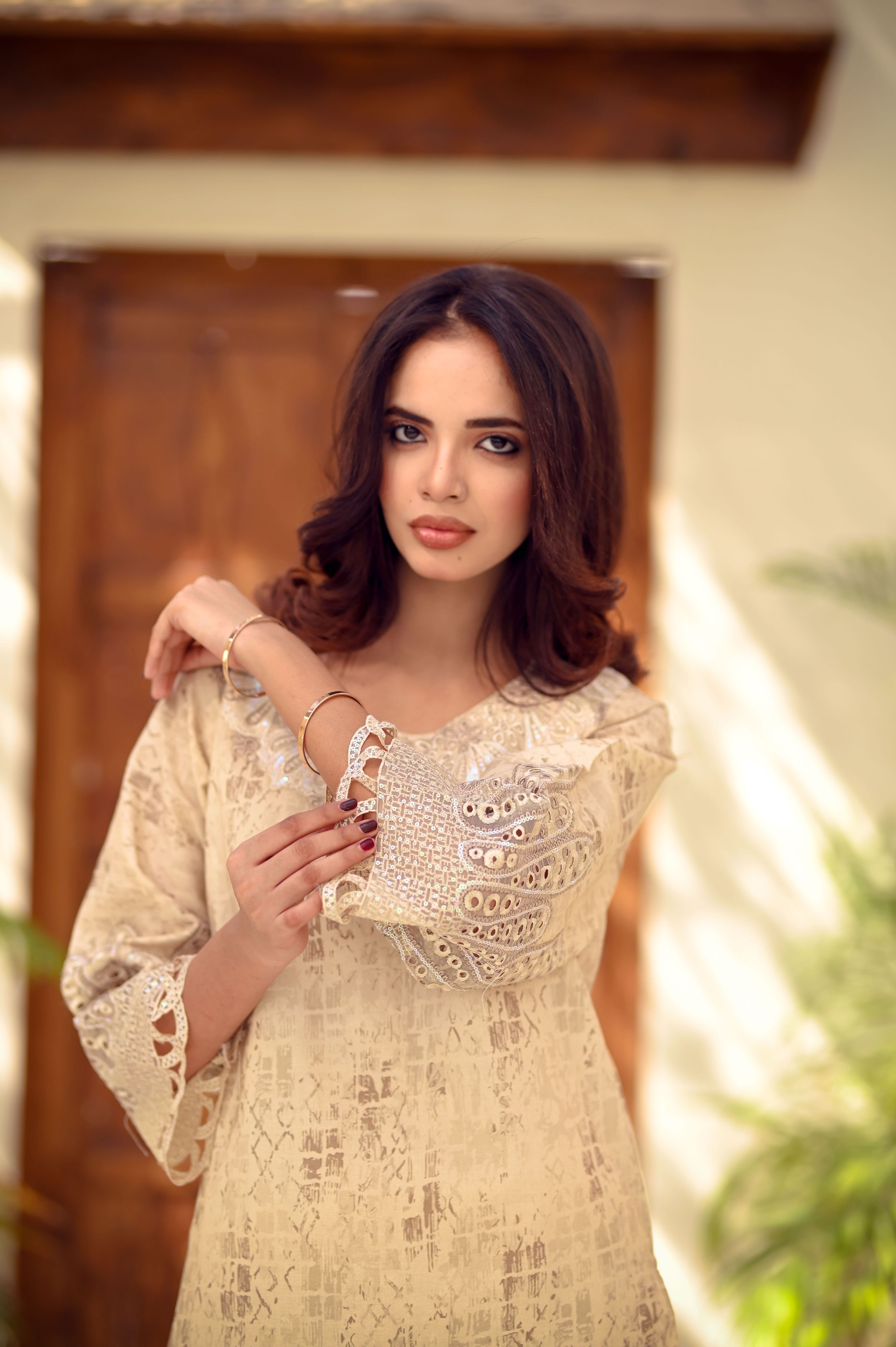 Luxury Chikankari Embroidery Premium Printed